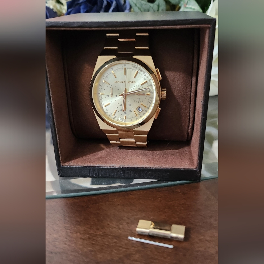 Michael Kors Gold Plated Stainless Steel Watch - Picture 4 of 4